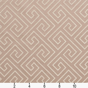 Essentials Heavy Duty Upholstery Drapery Greek Key Fabric / Taupe