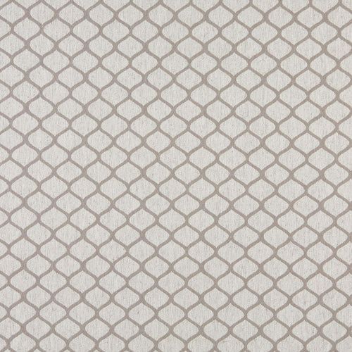 Essentials Heavy Duty Upholstery Trellis Fabric / Beige White