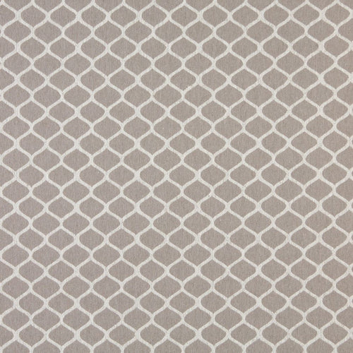 Essentials Heavy Duty Upholstery Trellis Fabric / Beige White