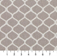Load image into Gallery viewer, Essentials Heavy Duty Upholstery Trellis Fabric / Beige White