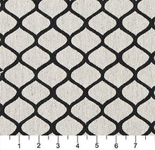Load image into Gallery viewer, Essentials Heavy Duty Upholstery Trellis Fabric / Black White