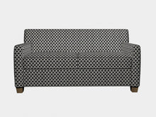 Load image into Gallery viewer, Essentials Heavy Duty Upholstery Trellis Fabric / Black White