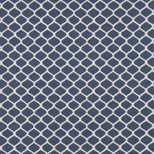 Load image into Gallery viewer, Essentials Heavy Duty Upholstery Trellis Fabric / Blue White