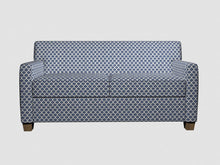 Load image into Gallery viewer, Essentials Heavy Duty Upholstery Trellis Fabric / Blue White