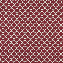 Load image into Gallery viewer, Essentials Heavy Duty Upholstery Trellis Fabric / Burgundy White