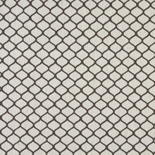 Load image into Gallery viewer, Essentials Heavy Duty Upholstery Trellis Fabric / Dark Brown White