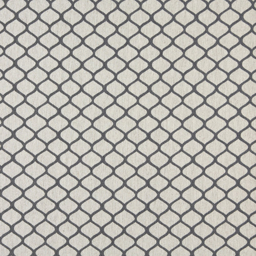 Essentials Heavy Duty Upholstery Trellis Fabric / Gray White