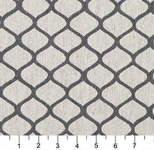 Load image into Gallery viewer, Essentials Heavy Duty Upholstery Trellis Fabric / Gray White