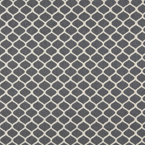 Essentials Heavy Duty Upholstery Trellis Fabric / Gray White