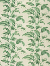 Load image into Gallery viewer, 5 Colorways Tropical Botanical Drapery Upholstery Fabric Linen Rayon Ivory Green Gray Blush