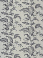 Load image into Gallery viewer, 5 Colorways Tropical Botanical Drapery Upholstery Fabric Linen Rayon Ivory Green Gray Blush