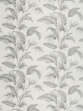 Load image into Gallery viewer, 5 Colorways Tropical Botanical Drapery Upholstery Fabric Linen Rayon Ivory Green Gray Blush