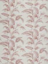 Load image into Gallery viewer, 5 Colorways Tropical Botanical Drapery Upholstery Fabric Linen Rayon Ivory Green Gray Blush