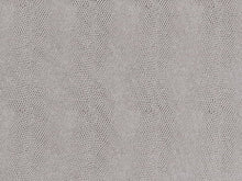 Load image into Gallery viewer, Stain Resistant Performance Reptile Lizard Snake Silver Grey Faux Leather Upholstery Vinyl