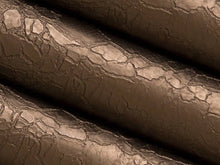 Load image into Gallery viewer, Stain Resistant Performance Brown Snake Faux Leather Upholstery Vinyl