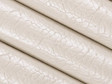Load image into Gallery viewer, Stain Resistant Performance Cream Snake Reptile Faux Leather Upholstery Vinyl