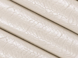 Stain Resistant Performance Cream Snake Reptile Faux Leather Upholstery Vinyl
