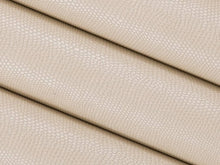 Load image into Gallery viewer, Stain Resistant Performance Buttercream Reptile Faux Leather Upholstery Vinyl