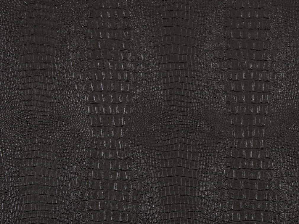 Black Croc Vinyl Upholstery Fabric 54 Inch Wide