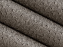 Load image into Gallery viewer, Stain Resistant Performance Ostrich Grey Animal Skin Faux Leather Upholstery Vinyl