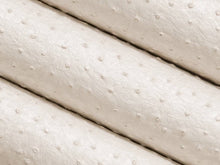 Load image into Gallery viewer, Stain Resistant Performance Cream Pearlescent Ostrich Faux Leather Upholstery Vinyl
