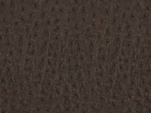 Load image into Gallery viewer, Stain Resistant Performance Brown Ostrich Pattern Faux Leather Upholstery Vinyl