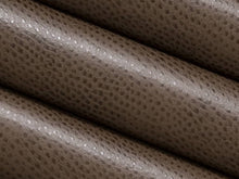 Load image into Gallery viewer, Stain Resistant Performance Brown Ostrich Faux Leather Upholstery Vinyl