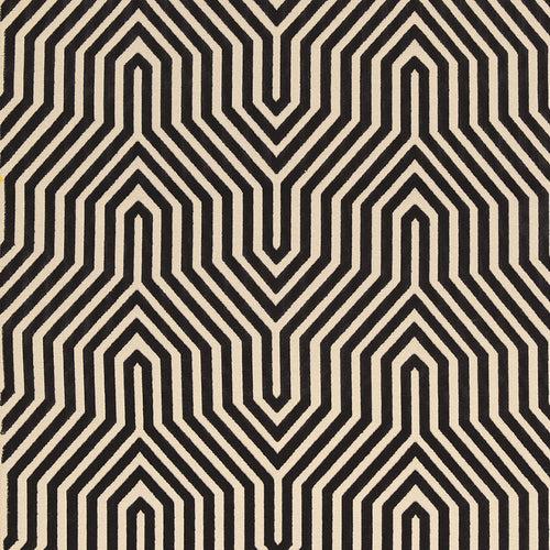 SCHUMACHER VANDERBILT VELVET FABRIC / NOIR