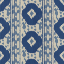 Load image into Gallery viewer, Brunschwig &amp; Fils Varkala Print Fabric / Navy/Sky