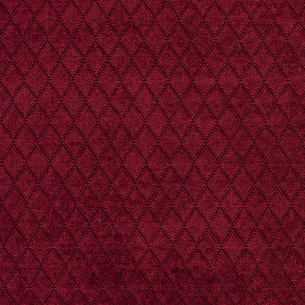 Heavy Duty Velvet Diamond Upholstery Fabric Burgundy, Fabric Bistro, Columbia
