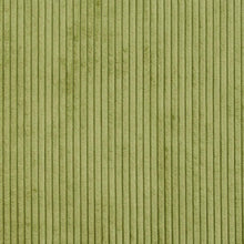 Load image into Gallery viewer, Essentials Heavy Duty Velvet Stripe Upholstery Drapery Fabric / Olive Green