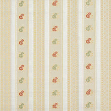 Load image into Gallery viewer, Essentials Victorian Floral Upholstery Drapery Fabric Beige / Spring Stripe