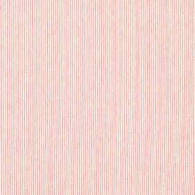 Load image into Gallery viewer, SCHUMACHER WESLEY TICKING STRIPE FABRIC / STRAWBERRY