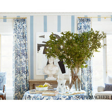 Load image into Gallery viewer, SCHUMACHER HUNTINGTON GARDENS FABRIC / BLEU MARINE