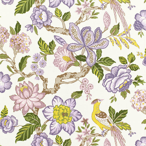 SCHUMACHER HUNTINGTON GARDENS FABRIC / LAVENDER