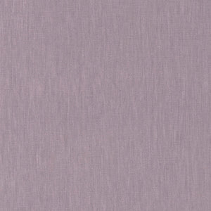 SCHUMACHER LANGE GLAZED LINEN FABRIC / WISTERIA