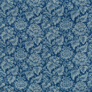 Brunschwig & Fils Wesserling Print Fabric / Blue