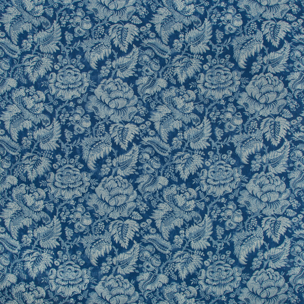 Brunschwig & Fils Wesserling Print Fabric / Blue