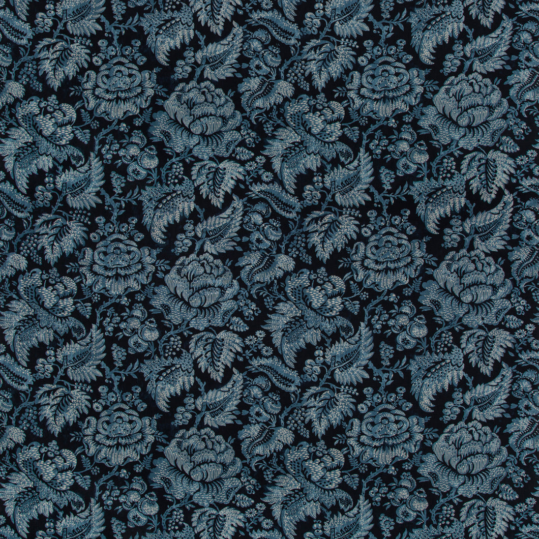 Brunschwig & Fils Wesserling Print Fabric / Indigo