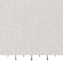 Load image into Gallery viewer, Essentials Heavy Duty Floral Upholstery Vinyl White / Calla Lily