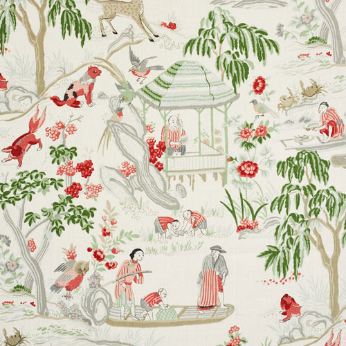 SCHUMACHER YANGTZE RIVER FABRIC / IVORY