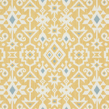 Load image into Gallery viewer, SCHUMACHER CRUSOE IKAT FABRIC / YELLOW