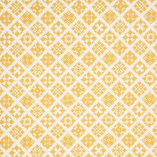 Load image into Gallery viewer, SCHUMACHER TRISTAN PATCHWORK FABRIC 76762 / YELLOW
