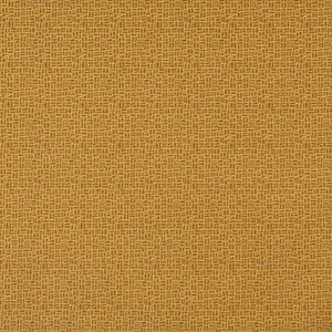 Essentials Yellow Abstract Upholstery Fabric / Honey
