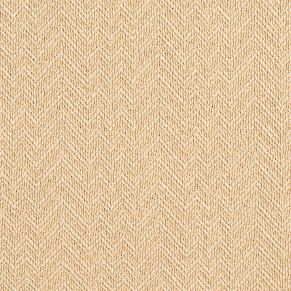 Essentials Crypton Yellow Ivory Chevron Geometric Upholstery Fabric / Straw