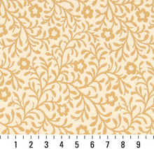 Load image into Gallery viewer, Essentials Floral Drapery Upholstery Fabric Yellow Ivory / Saffron Trellis