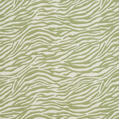 Essentials Heavy Duty Zebra Upholstery Drapery Fabric / Olive White