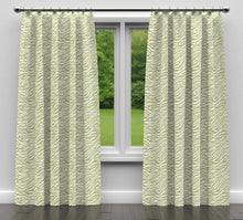 Load image into Gallery viewer, Essentials Heavy Duty Zebra Upholstery Drapery Fabric / Olive White