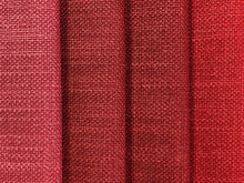 Load image into Gallery viewer, Mid Century Modern MCM Faux Linen Glazed Textured Watermelon Hot Pink Berry Red Raspberry Fire Upholstery Drapery Fabric RMC-SMII