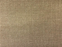 Load image into Gallery viewer, Mid Century Modern MCM Faux Linen Glazed Textured Latte Beige Neutral Toast Taupe Cafe Brown Chocolate Upholstery Drapery Fabric RMC-SMII